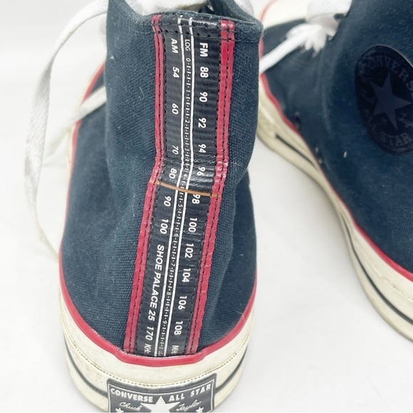 CONVERSE X SHOE PALACE Black BOOM BOX Chuck Taylor High Top BASCOM 1993 Sz 11 - Picture 10 of 12